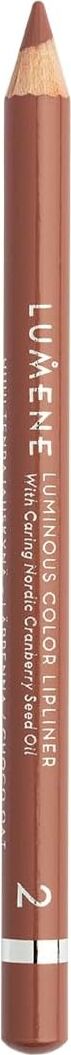 Lumene Luminous Lipliner Kalıcı ve Bakim Yapan Dudak Kalemi 2 Choco Oat