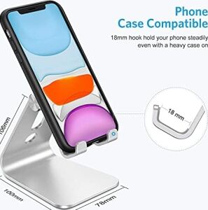 Ht-50 Alüminyum Telefon Standı Tutucu Aşağı Yukarı Hareketli ile Uyumlu Galaxy