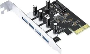 Pcı-E 4 Portlu USB 3.0 Hub Çoklayıcı Kart