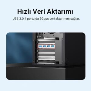 Pcı-E 4 Portlu USB 3.0 Hub Çoklayıcı Kart