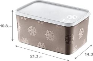 No Frost Saklama Kabı 2600 ml Bej