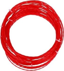 WA0209 WG185E/WG186E Için 2.4mm 20 Metre (5x 4m) Pro-Grade Spiral Burgulu Yedek Misina