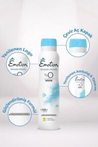Emotion Ocean Fresh Kadın Deodorant, 150 ml
