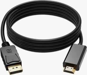 Ti-Mesh Display Port To HDMI Kablo - Gold Plated 1080P - 3 Metre