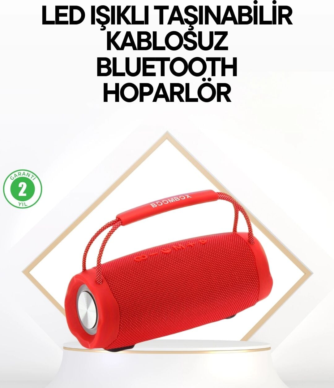 Çevreleyen Sesli Rgb Destekli Kablosuz Taşınabilir Hoparlör