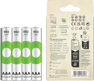 Gp B441 USB Pil Şarj Cihazı 4 Adet 950MAH Aaa Ince Pilli Set
