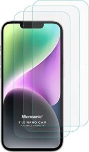 Apple iPhone 14 Screen Protector Nano Glass Cam Ekran Koruyucu (3`lü Paket)