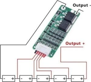 Bms 5s 15A Şarj ve Koruma Modülü