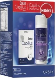 Ocean Capillus Men 60 Tablet + Capillus Şampuan 200 ml Hediyeli