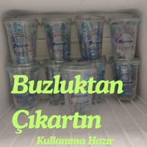 Tekrar Kullanılabilir Buz Çubuklu Soğutucu Bardak | Buzlukta Donan, Içeceği Sulandırmadan Soğuk Tutan Yeniden Kullanılabilir Buz Bardağı | Yazlık Soğuk Içecek Termosu