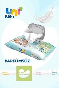Hassas Dokunuş Islak Mendil 12*52 Yaprak