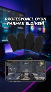 Hassas Kontrol Sunan Oyuncu Parmaklık Eldiven Seti 4'lü