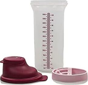 Pişirme Mix-Fix Şekşek 600 ml Shake-It Lila Shaker Ölçüm - Karıştırma Kabı Shaky…