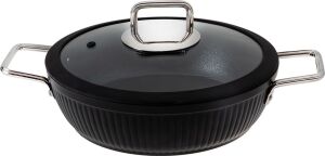 Dublin Black Basık Tencere 26 cm