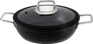 Dublin Black Basık Tencere 26 cm