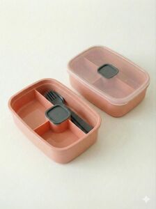 Sızdırmaz Lunch Box – 3 Bölmeli Yemek Kabı | Öğle Yemeği Kutusu | Saklama Kabı | Bpa Içermez (Yavruağzı)