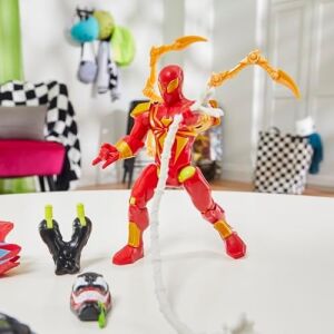 Mixmashers Iron Spider Özel Spider-Man Karıştır ve Eşleştir Deluxe Aksiyon Figürü ve Aksesuarları