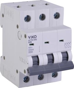 4VTB-3B25 Otomatik Sigorta 4,5ka B Tipi 3 Kutup 25A