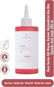 Rose Series Gül Mayası Bariyer Güçlendirici Aha Bha Glycolic Acid Tonik 200 ml