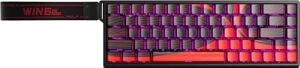 Aula WIN68 He Max Manyetik Klavye Rapid Trigger Wing Chun Switch 8000Hz Rgb Tkl Hot Swap Oyuncu Klavyesi Kırmızı