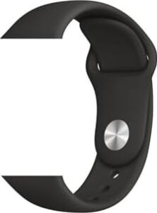 - Apple ile Uyumlu Watch 38MM 40MM 41MM 1/2/3/4/5/6/se/se2/7/8/9 Spor Silikon Kordon 16-Açık Gri