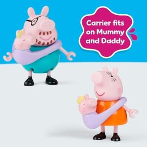 Peppa'nın 5 Kişilik Ailesi ve Bebek Evie | El Ele Tutuşabilen Hareketli Figürler | 3 Yaş ve Üzeri Kız ve Erkek Çocuklar Için Okul Öncesi Oyuncak
