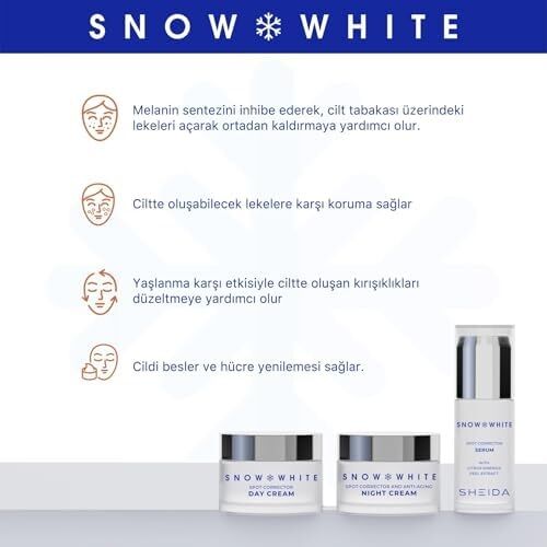 Snow Leke ve Aydınlatıcı Gündüz Kremi 50ML