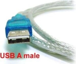 USB RS232 Çevirici Dönüştürücü 9 Pin Uydu Receiver Güncelleme Kablosu