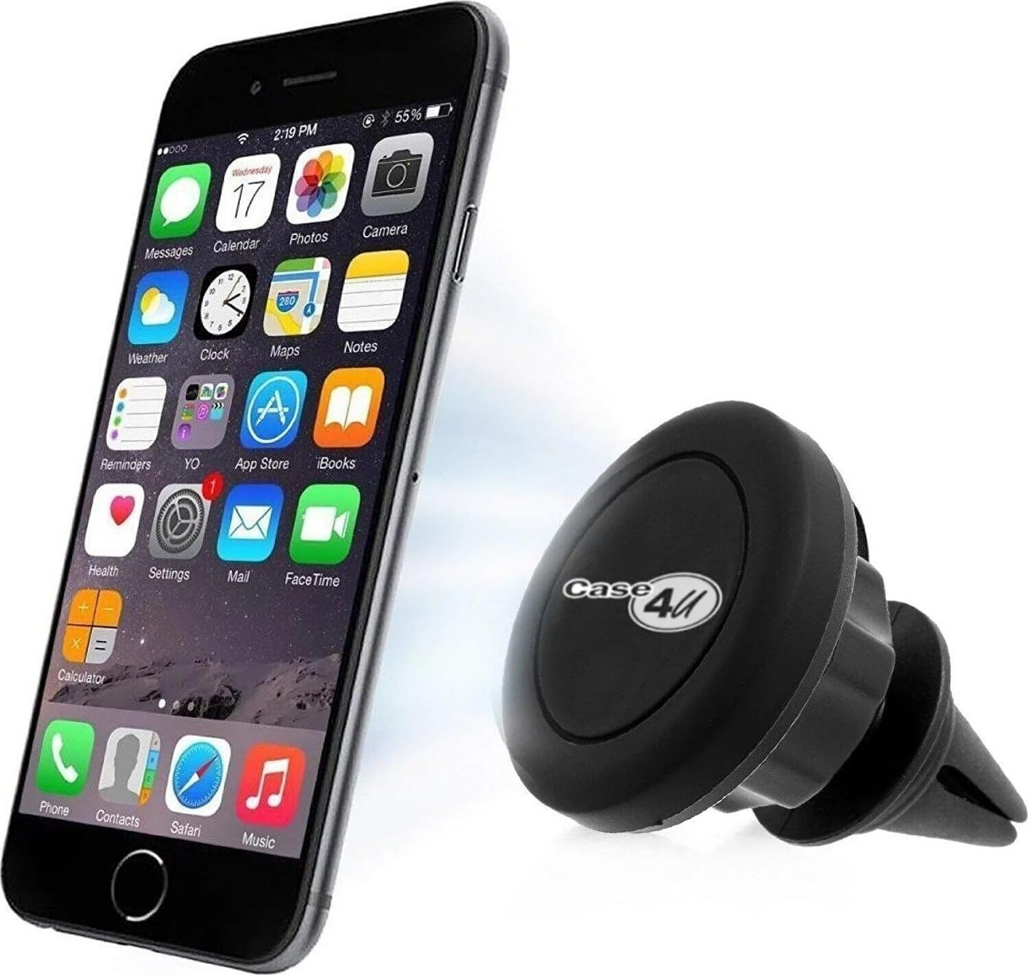 4u Manyetik Mıknatıslı Araç Içi Telefon Tutucu 360 Derece