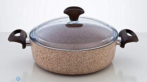 Falez Creamy Granitec 26 cm Kısa Granit Tencere