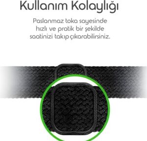 Xiaomi Redmi Watch 6/5/4/mi Band 10 Pro/9 Pro/8 Pro ile Uyumlu Örgü Kordon Konforlu Mi Band 10 Pro Kordon Terletmeyen Elastik Kumaşlı Redmi Watch 6 Kordonu