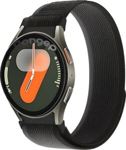 Travel Loop 20MM Kumaş Kordon  Galaxy Watch Fe/7/6/5/4 Serisi Için (40MM/44MM) Terletmeyen Rahat ve Hafif Kayış Watch 6/4 Classic (47/43/42MM) Watch 5 Pro 45MM Uyumlu