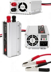 Taşınabilir 500W 12V Dc 220V Ac Inverter USB Çıkışlı Fanlı Akü Dönüştürücü Araç Karavan