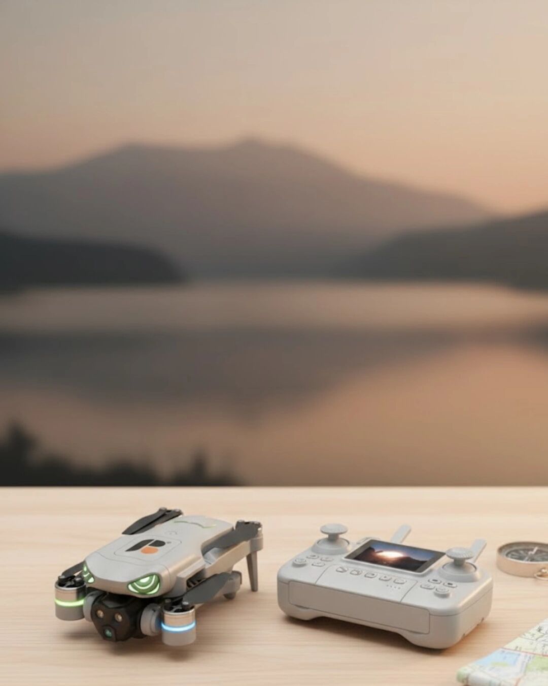 360° Takla ve Çift Kamera Özellikli Hobi Drone