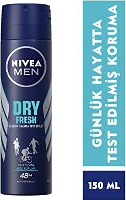 Dry Fresh Erkek Sprey Deodorant, 150 ml