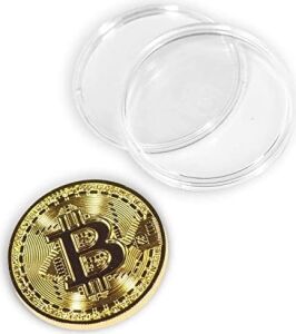 Ethereum, Bitcoin, Dogecoin, Hatıra Madeni Para Metal (Bitcoin)