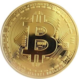 Ethereum, Bitcoin, Dogecoin, Hatıra Madeni Para Metal (Bitcoin)