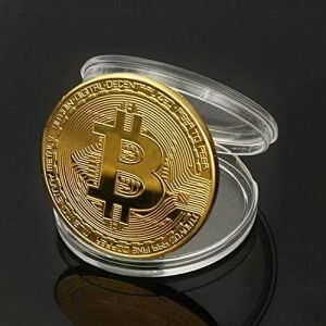 Ethereum, Bitcoin, Dogecoin, Hatıra Madeni Para Metal (Bitcoin)
