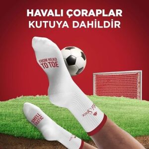 Footballer Hediye Seti: Deodorant Stick 50 Ml, Duşjeli 250 ml ve Çorap