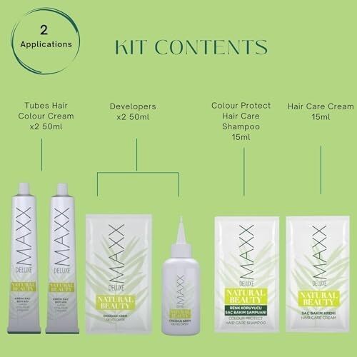 Natural Beauty Amonyaksız Set Saç Boyası 8.0 Açık Kumral