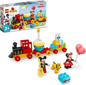 ǀ  Mickey ve Minnie Doğum Günü Treni 10941-2 Yaş ve Üzeri Çocuklar Için Rakamlı Doğum Günü Treni Içeren Eğitici Yapım Seti (22 Parça)
