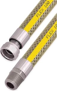 Ocak Fırın Doğalgaz Bağlantı Fleksi Extra Korumalı Hortum 2 Metre