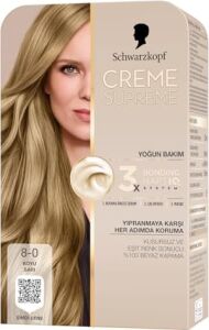 Creme Supreme Saç Boyası 8-0 Koyu Sarı
