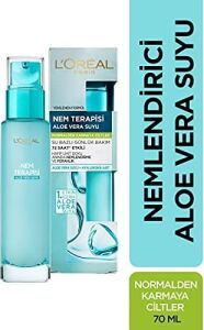 Nem Terapisi Aloe Suyu, Nemlendirici ve Ferahlık Etkili Krem, Normalden Karmaya Ciltler 70 ml