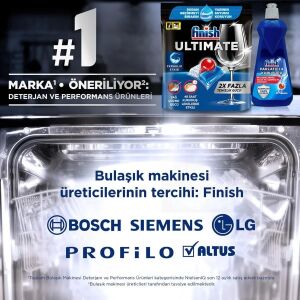 Ultimate 65 Kapsül Bulaşık Makinesi Deterjanı Tableti (1 x 65 Kapsül)
