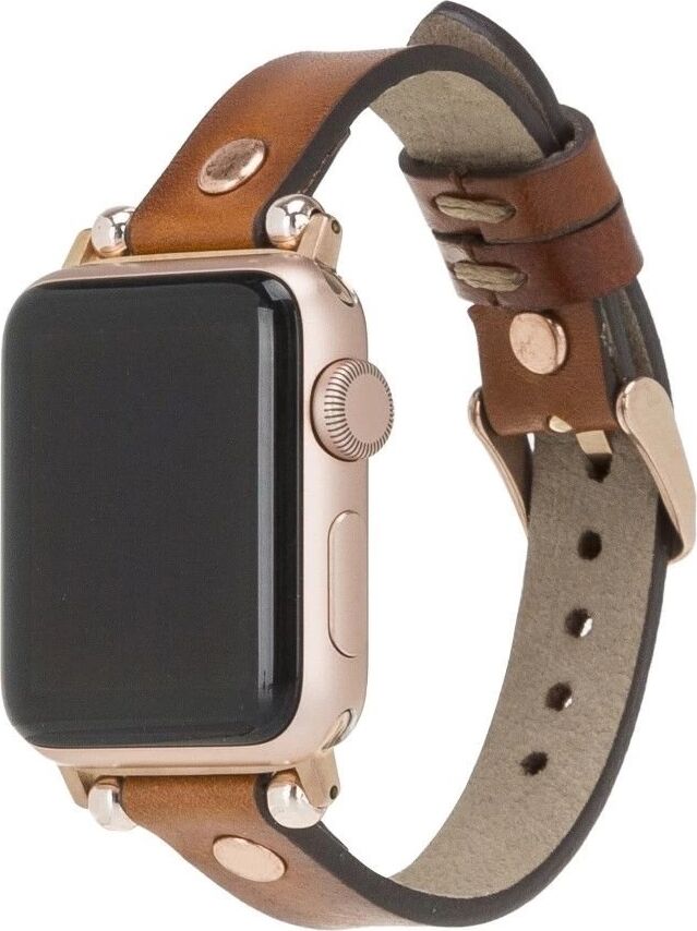 Apple Watch Uyumlu Deri Kordon 42-44-45MM Rg RST2EF