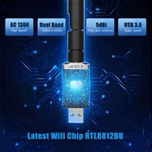 USB Wifi Pro Sinyal Yakınlaştırıcı Güçlendirici Adaptör Kart 1300 Mbps EP-AC1686