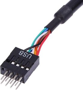 5026 19-20 Pin USB 3.0 To 9 USB 2.0 Çevirici Dönüştürücü Adaptör Kablosu
