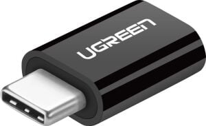 Micro USB To Type-C Dönüştürücü Adaptörü, Siyah