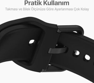 Galaxy Watch 7/6/5/4/fe Serisi (40MM/44MM), Watch 6/4 Classic (47MM/43MM/42MM) ve Galaxy Watch 5 Pro (45MM) Için Konforlu ve Yumuşak 20MM Kavisli Silikon Kordon